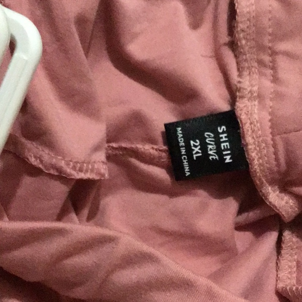 SHEIN Curve Dusty Pink Blouse